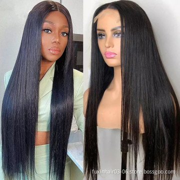 Cambodian Hair 100% Virgin Raw Unprocessed 40 Inch Full Lace Front Virgin Lace Frontal Wig 34 Wholesale Human Hair Vendors